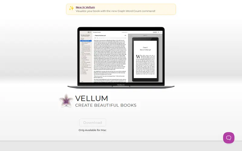 Screenshot of Vellum